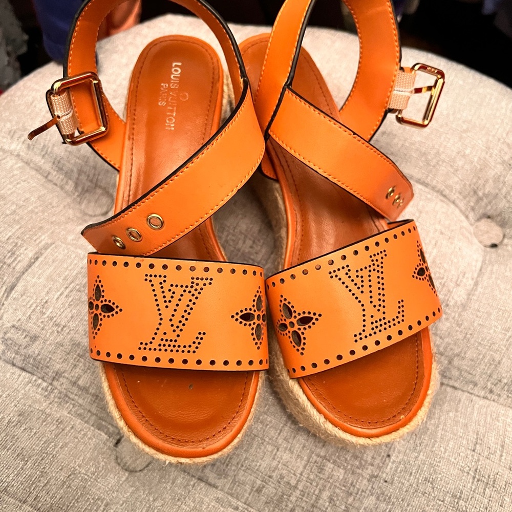 Espadrille Wedge Sandals Size 5